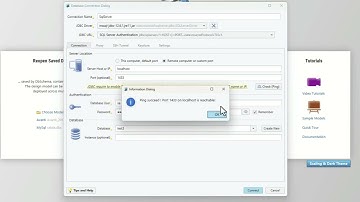 Connect to the Database Using DbSchema