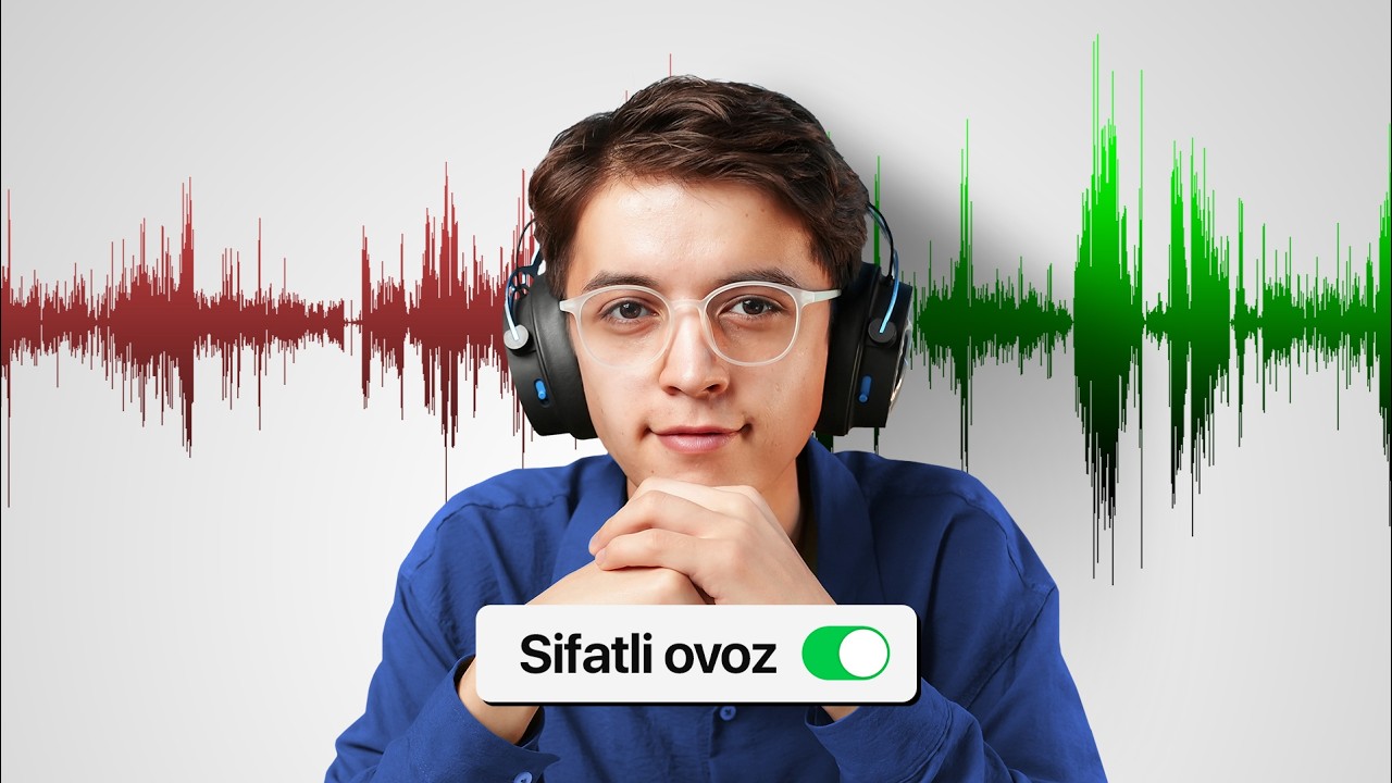 Telefonga sifatli ovoz yozish siri | Mobilografiya kursi #9