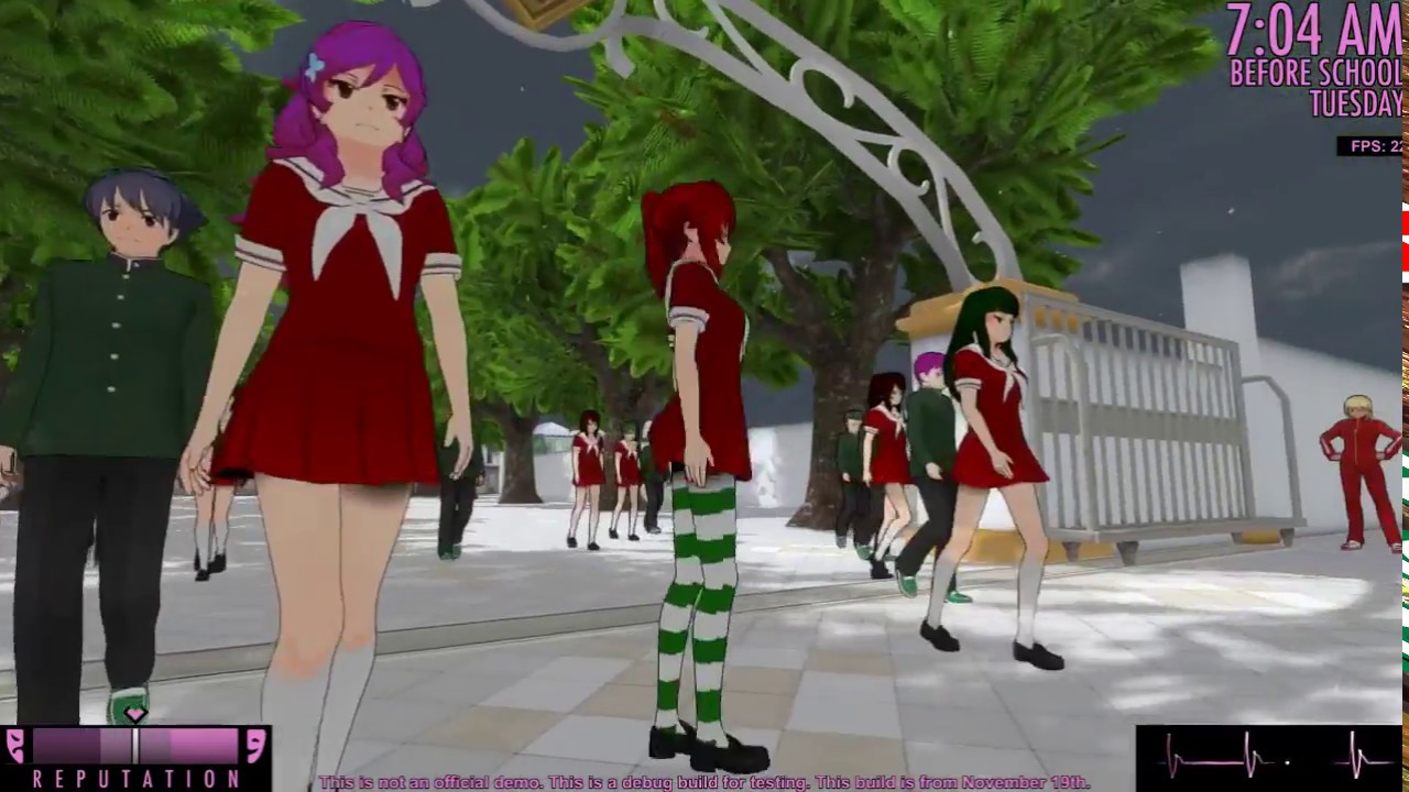 YANDERE IS COMING TO TOWN Yandere Simulator Christmas Massacre Mod