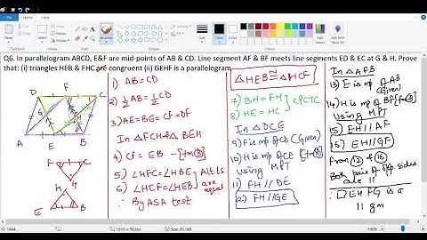 Class 9 Mid Point Theorem Ex 12B (part 4 of 7)