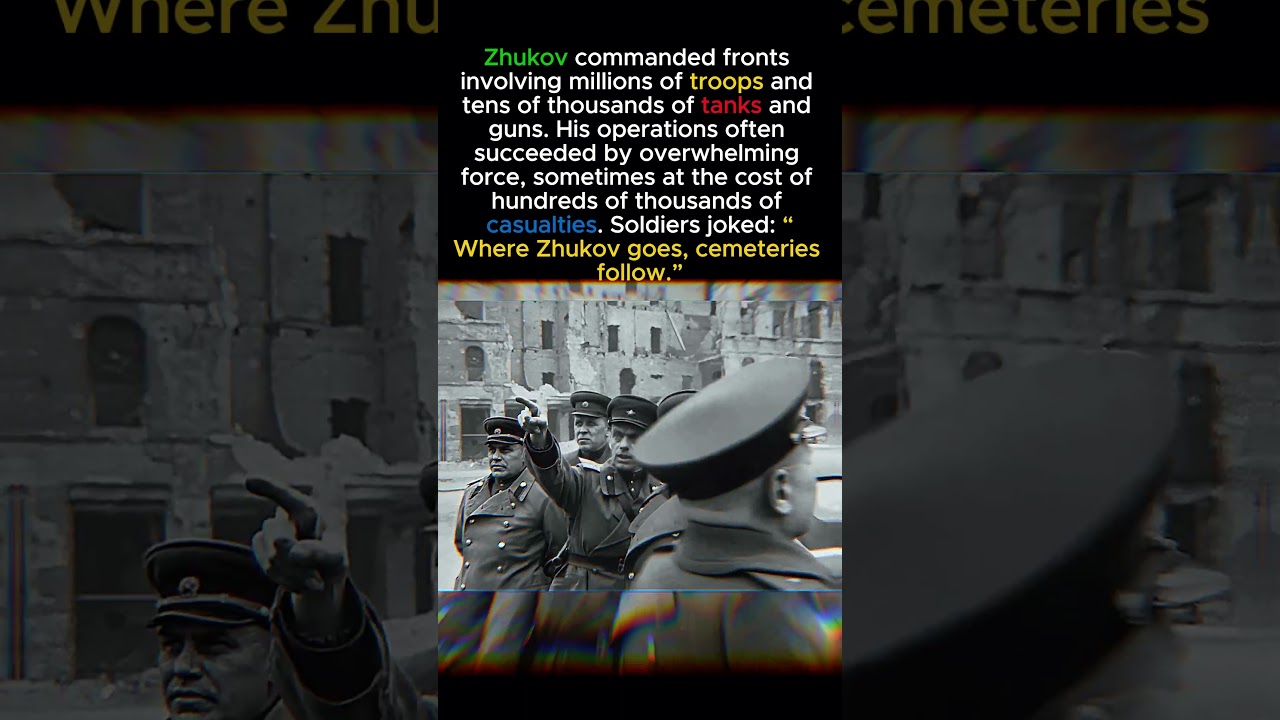 Where Zhukov goes, cemeteries follow