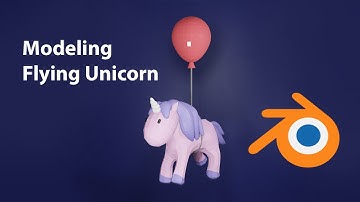 Modeling Low Poly Unicorn with Blender 3.0