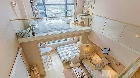 Mẫu nội thất căn hộ 45m2 có gác lửng "Siêu Đẹp" | Khoái Nhà
