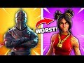 Top 8 TIER 100 Fortnite Skins RANKED WORST TO BEST!
