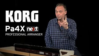 L'arrangeur KORG Pa4X NEXT V3 par Michel Deuchst (vidéo de La Boite Noire)