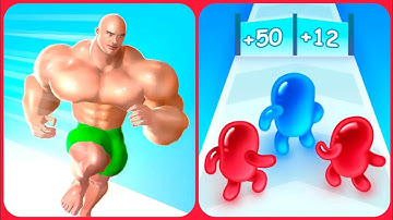 Muscle Rus 3D VS Join Blob Clash 3D Gameplay || New Game Max Level Gameplay || Mobile Game