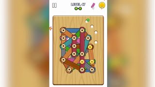 Wood Screw Puzzle Level 47 Solution Walkthrough 
