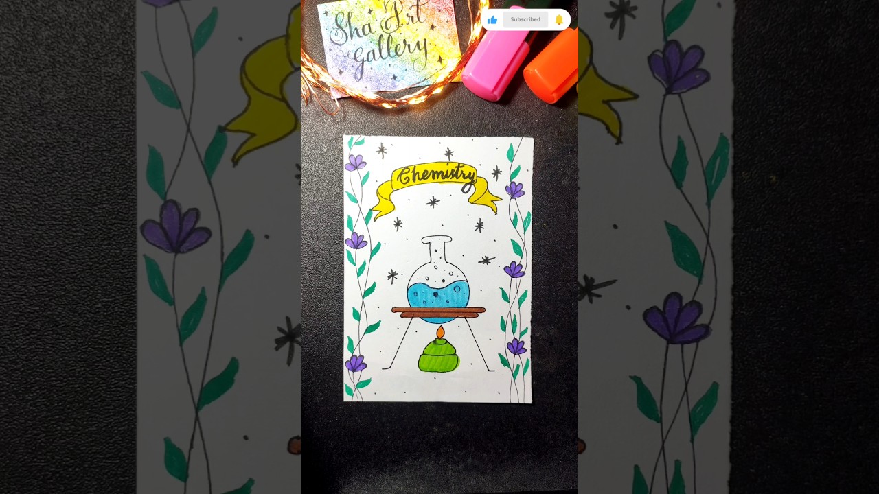 Best Front Page Design for project | Chemistry 