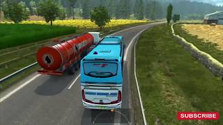 ETS 2 Bus Mod Indonesia - Sudiro Tungga Jaya Ngebut  Di Tol screenshot 5