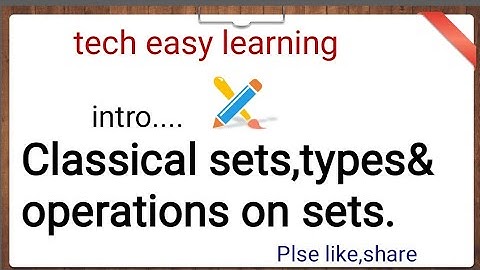 Classical sets operations of classical set in fuzzy logic#