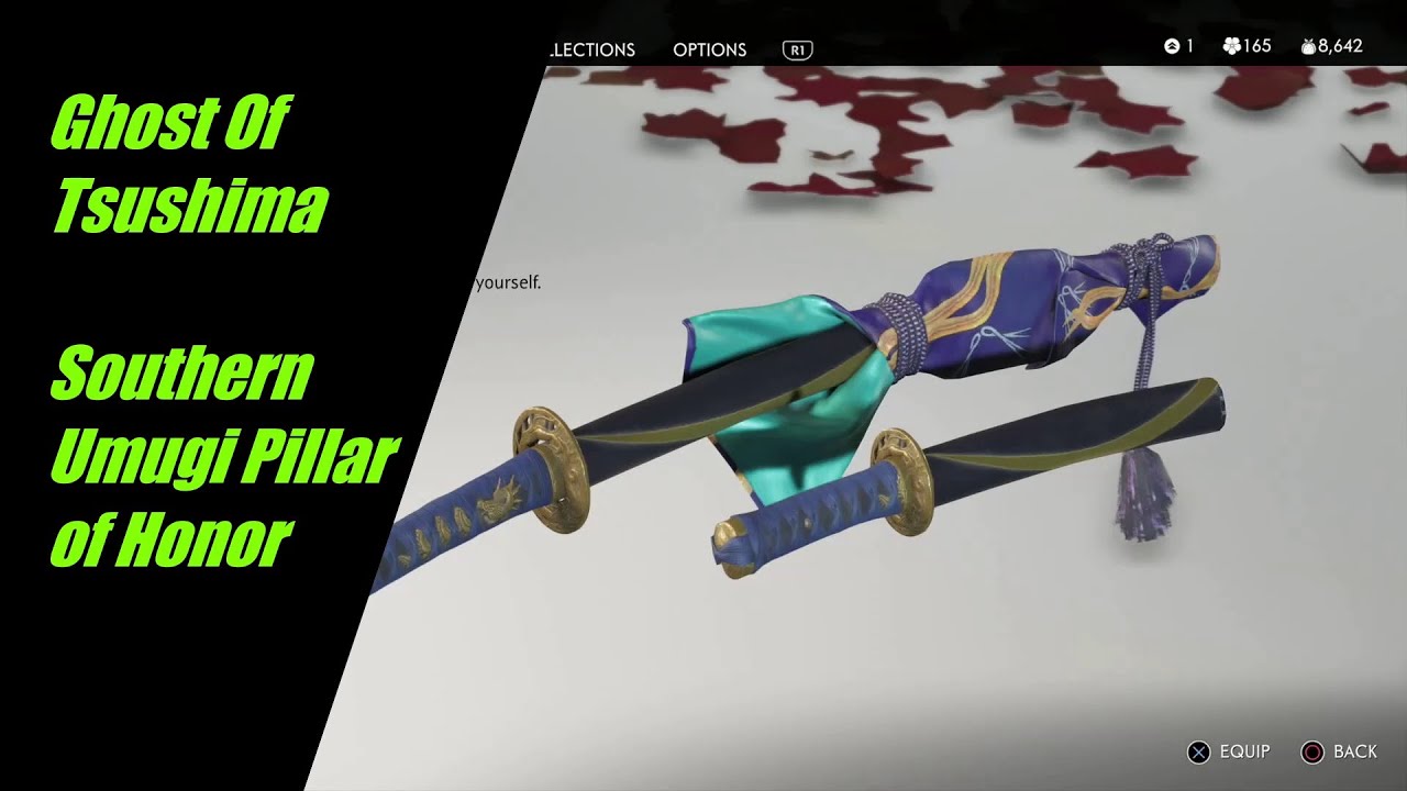 Ghost Of Tsushima Southern Umugi Pillar of Honor - Warrior's Faith Sword Kit (Vanity Gear)