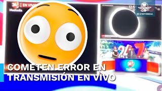 Programa de TV pone “bochornoso” video durante transmisión del Eclipse