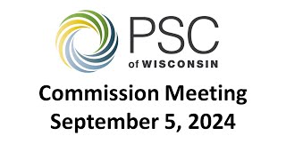 PSC Commission Meeting 9/5/2024