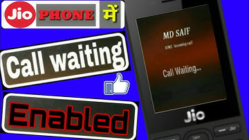 Jio Phone Me Call Waiting kese Kare | Call Waiting In Jio Phone | uktechnopoint
