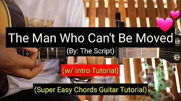 The Man Who Can't Be Moved - The Script (Super Easy Chords Guitar Tutorial)