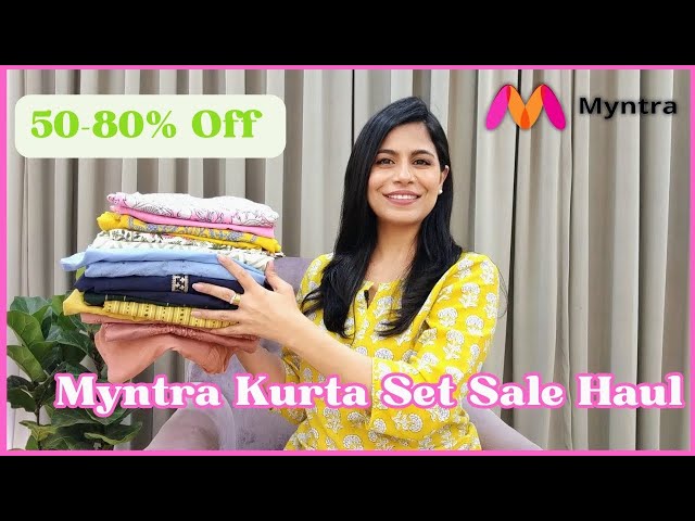 Myntra Festival Fashion Sale 2023: Kurti, Dress, Tops For Girls 70% OFF |  ONE CHANCE WOMEN - YouTube