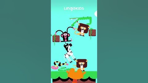 STACKING GAME: Safari Animals 🐘🐒 @Lingokids #gameshorts #forkids #gameplay #gamesforkids