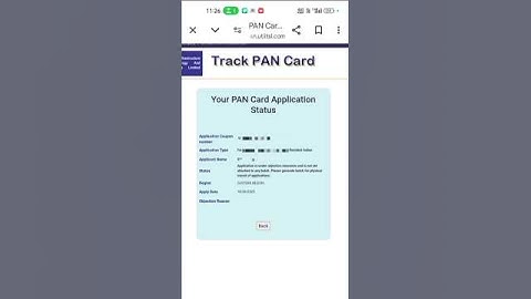 pan card application status check. tech mahafil