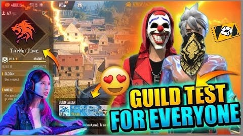 FREEFIRE LIVE GUILD TEST 1V2 | How To Join Our Guild |SUHANA GAMING | Ajjubhai | Amit Bhai