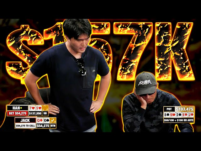 Can He Make this RIDICULOUS Hero Call in a $157K Pot?! - YouTube