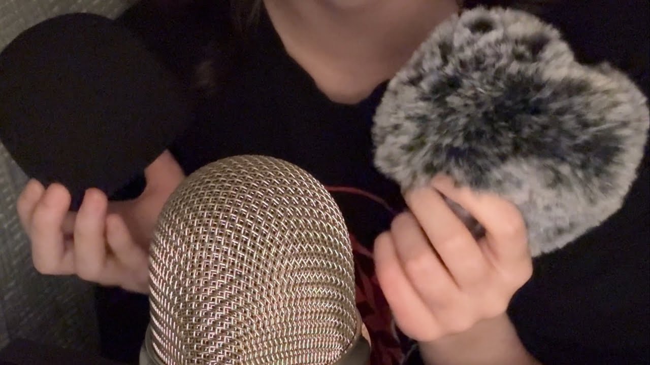 ASMR - Mic Scratching (Bare Mic Scratching + Foam Cover Scratching ...