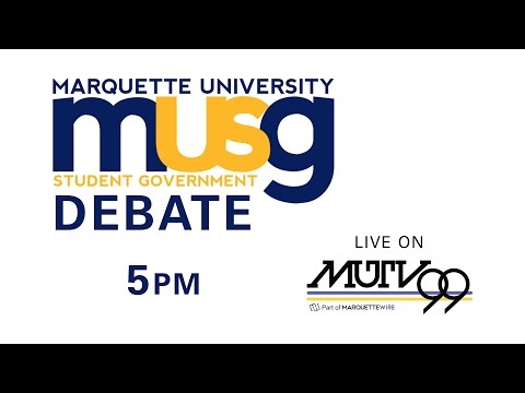 Marquette University Student Government Debate