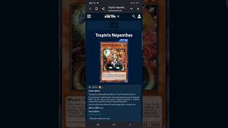 شرح بطاقات سبيد دول وحش(Traptrix Nepenthes)