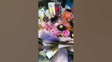 Thumbnail of ##chocolate🍫 flower bouquet 💐#@rajbiswas605