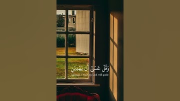 سورة الكهف|آية ٢٤|و اذكر ربك إذا نسيت #القران #راحة_نفسية