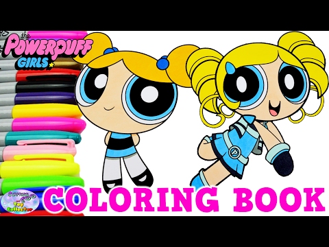Powerpuff Girls Z Coloring Book Bubbles Miyako Gotokuji