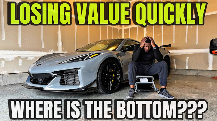 The C8 Z06 Is Tanking In Value!?!? Where Is The Bottom For These Cars???