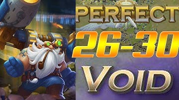 Art of Conquest Void Levels 26-30 PERFECT Dwarf Style