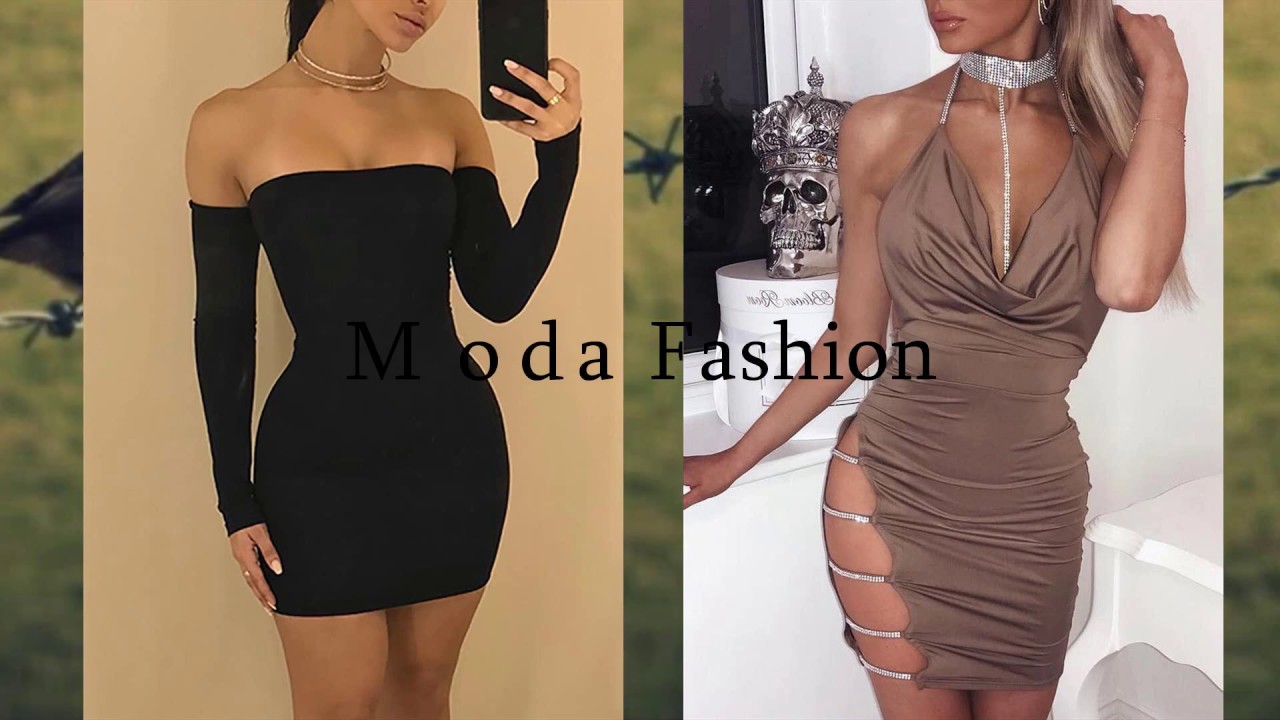 Moda s VESTIDOS DE MODA || DE FIESTA || VESTIDOS 2019, NUEVAS - YouTube