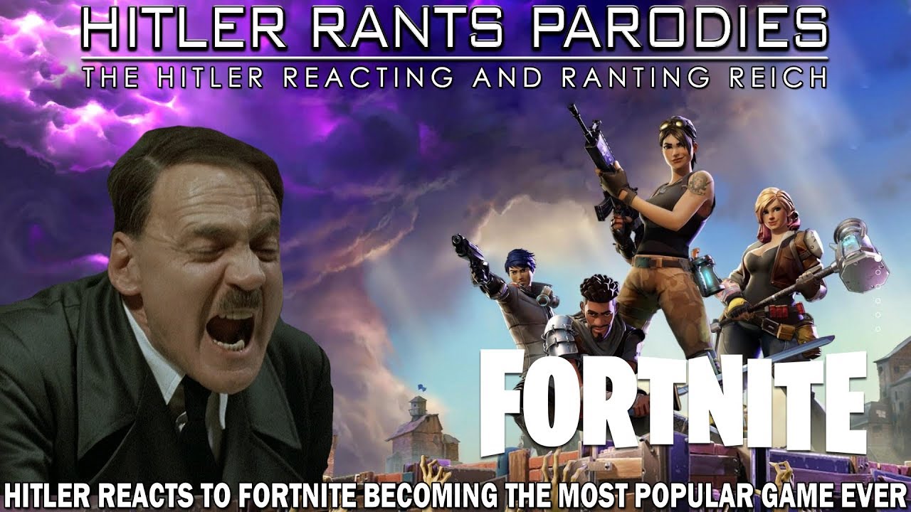 Hitler reacts to Fortnite becoming the most popular game ever