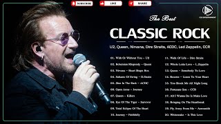 The Best Classic Rock 70s 80s 90s Collection - U2, Queen, Nirvana, Dire Straits, ACDC, CCR