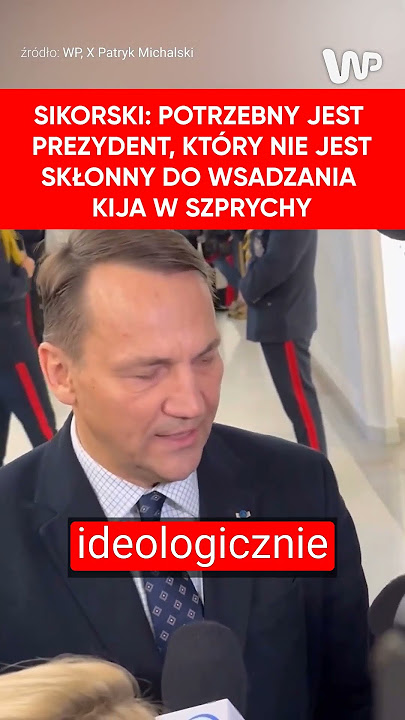 Burza po orędziu prezydenta Dudy w Sejmie. Sikorski: Jest skłonny do wkładania kija w szprychy