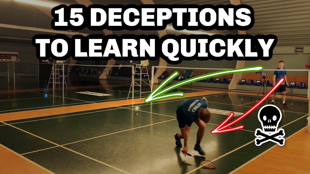 15 Badminton DECEPTION|TRICK SHOTS - Get the Advantage In Every Rally! 15 Badminton DECEPTION|TRICK SHOTS - Get the Advantage In Every Rally!