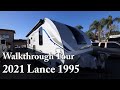 Showcasing the 2021 Lance 1995 Travel Trailer from Galaxy Campers