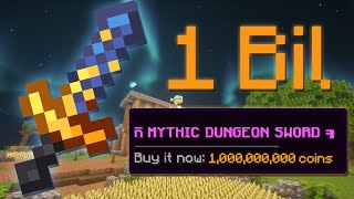 The OP 1 Billion Coin Sword!  - [Hypixel Skyblock]