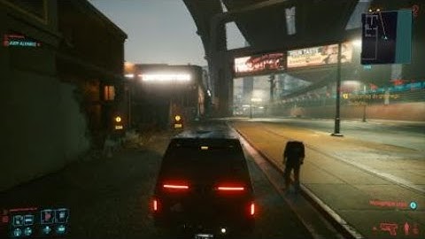 [PS4] Cyberpunk 2077 headless V and cam stuck on car
