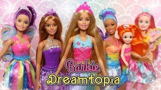 barbie dreamtopia mermaids fairies and princess dolls unboxing review