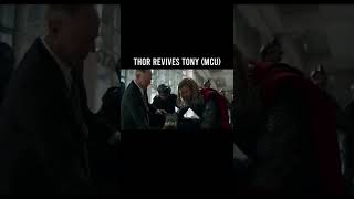 Thor revives Kratos(GOW) and Tony(MCU)