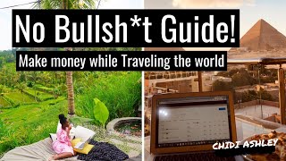 ACTUAL Work from anywhere JOBS to Make money while traveling the world!