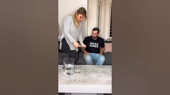 Husband’s Shocking Surprise! 💧📱😂#funny #shorts