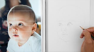 How to Draw the Sketch - Baby Portrait screenshot 2