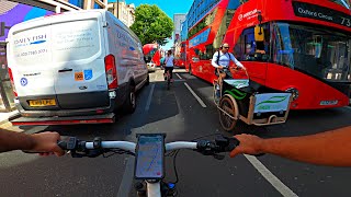 FIRST Time Cycling in LONDON | NOT EASY...