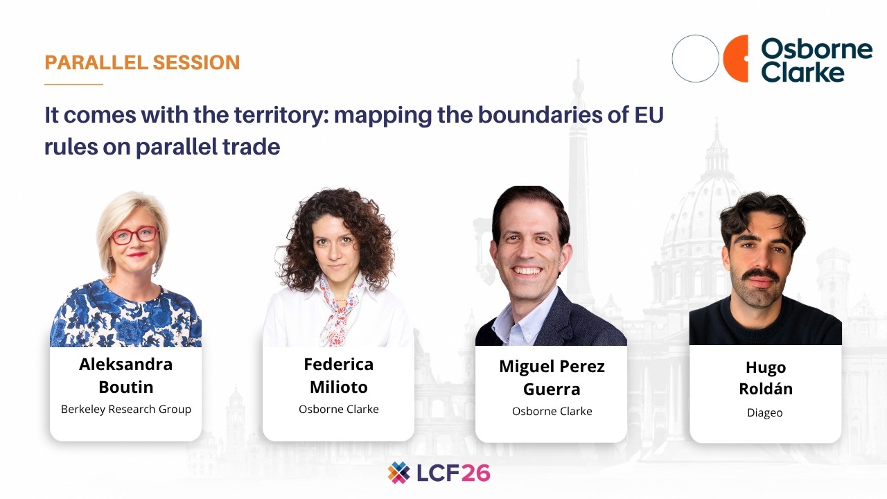 LCF26 | It Comes with the Territory: Mapping the Boundaries of EU Rules on Parallel Trade
