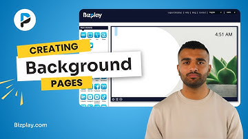 How to Create and Use Background Pages in Bizplay for Consistent Digital Signage Design