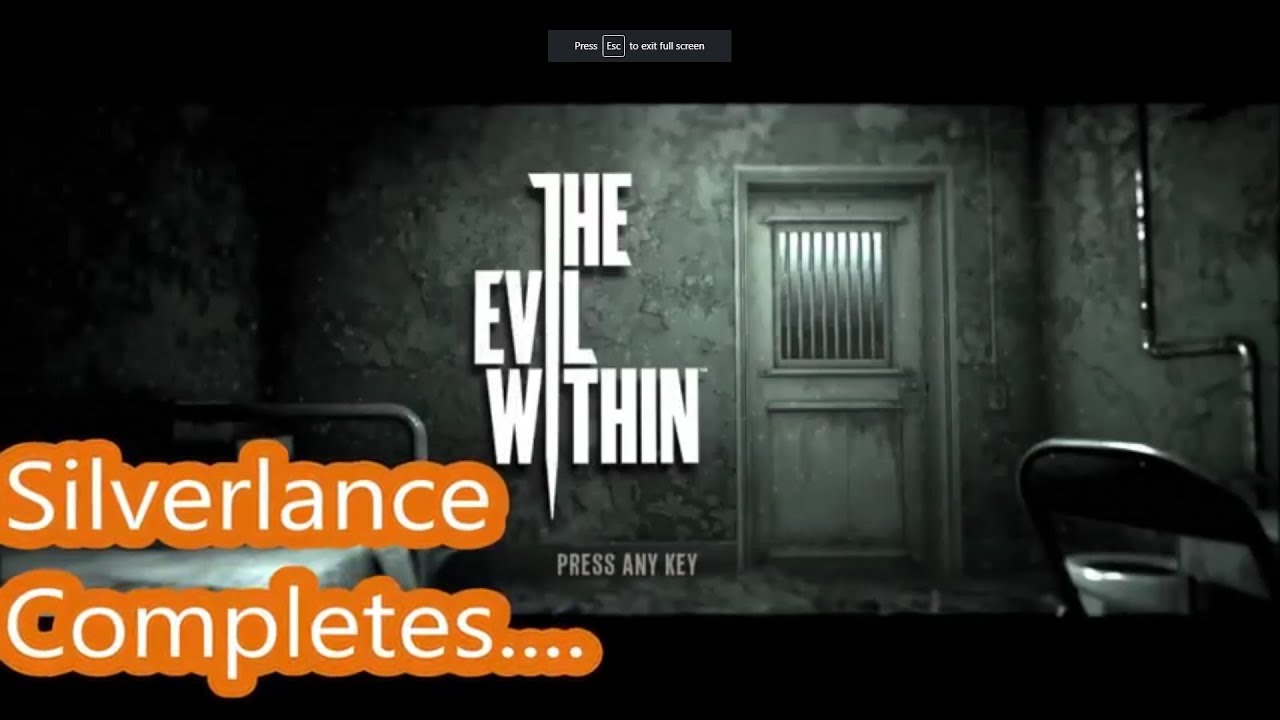 Silverlance Completes - The Evil Within - Part 2 - I have a jar of Brains
