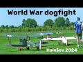 World War DOGFIGHT demonstration of scale RC warbirds | 4K | Holesov 2024